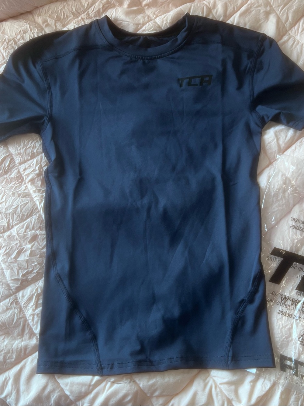 TCA Performance Tee in Navy